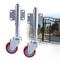 Heavy Duty Spring Loaded Gate Caster Wheel For Wood Chainlink Gates 0