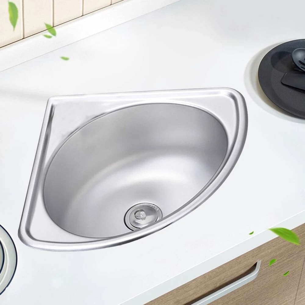 Premium Wall Mounted Stainless Steel Single Bowl Wash Basin Sink 0