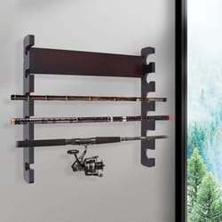 premium wall mounted pool cue rack with ball holders billiard cue holder & pool stick organizer