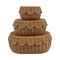 Premium Decorative Rattan Storage Baskets With Lids Stylish Home Organization Set 7