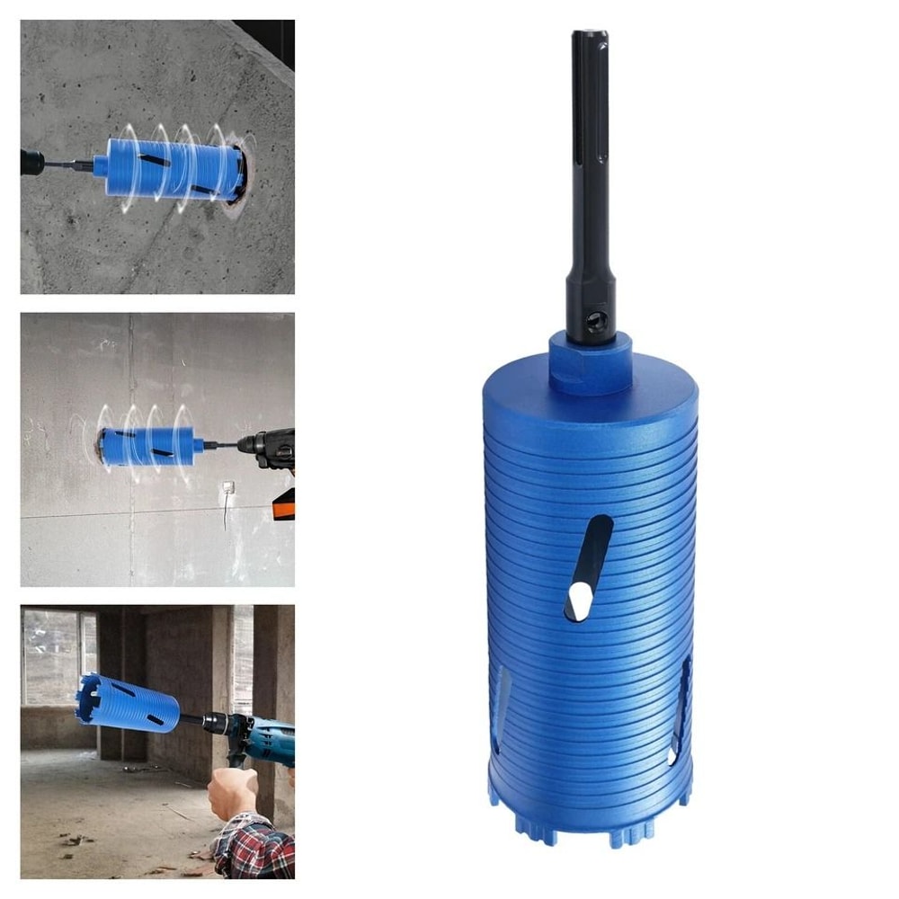 Premium Diamond Hole Saw Kit Tile Porcelain Core Drill Bit Set 6