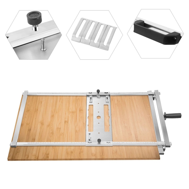 Precision Circular Saw Guide Rail System Accurate Rip Cut Guide For Straight Edge Cutting 10