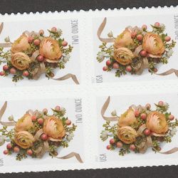 Celebration Corsage 2017 Stamps Forever First Class, Flowers Wedding Invitation Celebration Anniversary Greeting Card