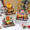 Christmas New Year Gift Rotating Glowing Octave Box Xmas Creative Kitchen Ornament Children Music B 0