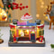 Christmas New Year Gift Rotating Glowing Octave Box Xmas Creative Kitchen Ornament Children Music B 1