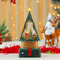 Christmas Gifts Christmas Tree Shaped Octave Box Light Up Automatic Snow Ornament Xmas Sign Theme D 2
