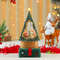 Christmas Gifts Christmas Tree Shaped Octave Box Light Up Automatic Snow Ornament Xmas Sign Theme D 4