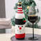 Christmas Wine Bottle Cover Woven Wine Bottle Bags Christmas Party Dinner Table Decorations New Yea 4