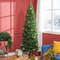 Unlit Pencil Christmas Tree Slim Holiday Decor Space Saving Artificial Green Tree For Small Rooms A 0