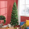 Unlit Pencil Christmas Tree Slim Holiday Decor Space Saving Artificial Green Tree For Small Rooms A 0