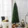 Unlit Pencil Christmas Tree Slim Holiday Decor Space Saving Artificial Green Tree For Small Rooms A 1