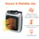 Faster Mini Heater PTC Ceramic Electric Heating Fans Wall Mounted Small Bathroom Home Heater Energy 1
