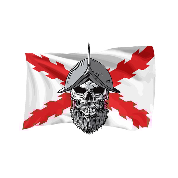 Burgundy Cross. Skull Soldier. Military.png