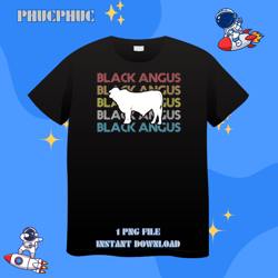 barbecue retro black angus vintage grillingpng, png for shirt, png files for sublimation, digital download, printable