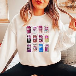 dr peppper sweatshirt, soda can sweater, dr pepper soda shirt, soda logo tee, the eras tshirt, dr pepper funny soda crew