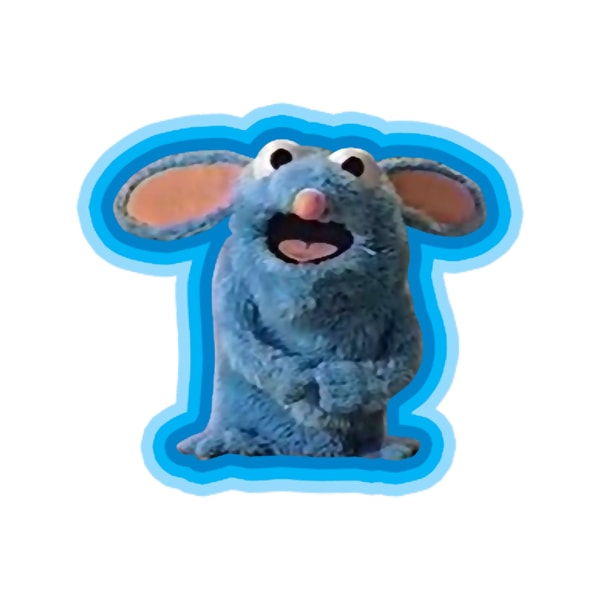 Tutter the Big Blue House Mouse | Inspire Uplift
