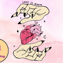 love is magic valentines day png design 74