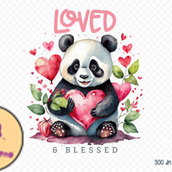 loved blessed valentines day png design 127