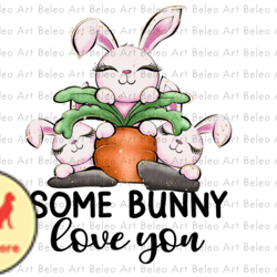 some bunny love you easter sublimationdesign 43
