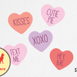 valentines day svg heart candy sayings design 23