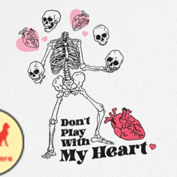 skeleton valentines quote sublimation design 26