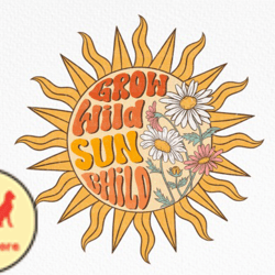 vintage wildflower quote png sublimation design 34