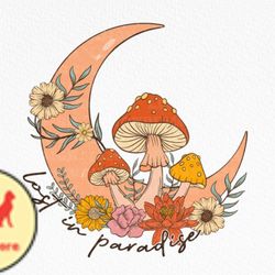 vintage flower mushroom png sublimation design 39