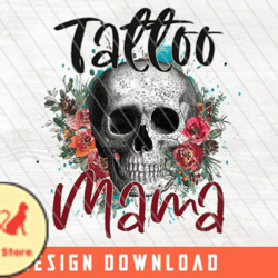 skull vintage roses flowers floral png design 48