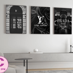 Luxury Brands Digital Poster, Trendy Printable With Logo, Fashion Luxury Digital Download 44