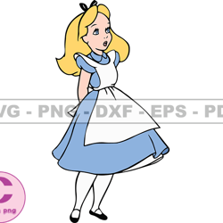 Alice in Wonderland Svg, Alice Svg, Cartoon Customs Svg, Incledes Png DSD & AI Files Great For DTF, DTG 30