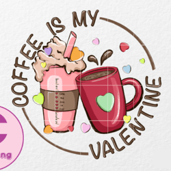 Coffee is My Valentine Funny Skeleton