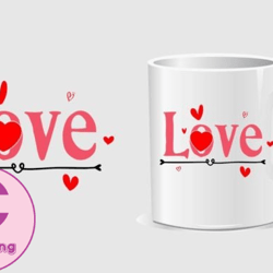 Valentine Day Tshirt Design Mug 06