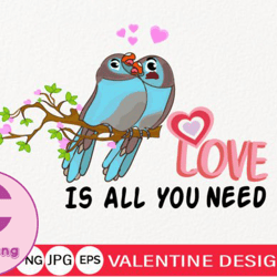 Hand Drawn Valentine Love Bird Quote Png 18