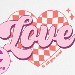 Valentines Day SVG Love Heart Retro 22