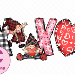 XOXO Gnome Valentines Sublimation 52