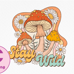 vintage flower mushroom png sublimation 42