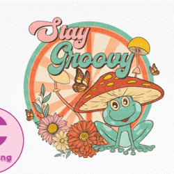 vintage flower groovy png sublimation 43