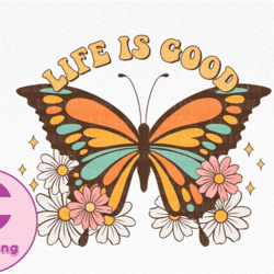 vintage flower butterfly png sublimation 44