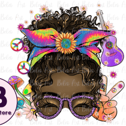 26 beedle hippie messy bun black skin sublimation