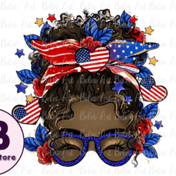 29 beedle america messy bun balck skin sublimation
