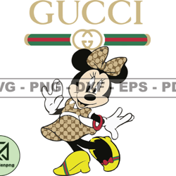 Gucci Mickey Mouse Svg, Fashion Brand Logo 215