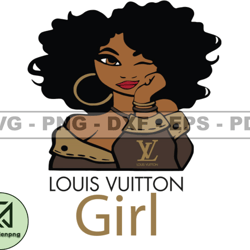 Louis Vuitton Girl Svg, Fashion Brand Logo 221