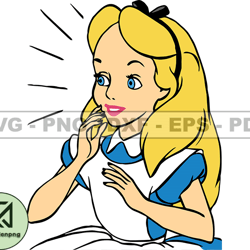 Alice in Wonderland Svg, Alice Svg, Cartoon Customs SVG, EPS, PNG, DXF 42