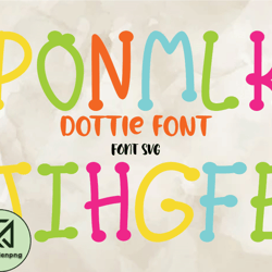 Dottie CC Font Svg, Modern Font, Fonts For Cricut, Beauty Font, Font For T-shirts 11