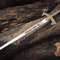 Handmade Templar Knights Sacred Holy Longsword Ornate Full Length Steel Sword| Medieval Sword With Leather Sheath| Cerem