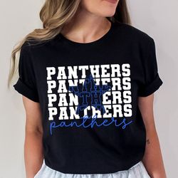 Stacked Panthers SVG, Panthers Mascot svg, Panthers svg, Panthers School Team svg, Panthers Cheer svg, School Spirit svg