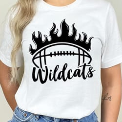 wildcats svg png, wildcats football svg, wildcats cheer svg, football fire svg,school spirit svg,wildcats mom svg, footb