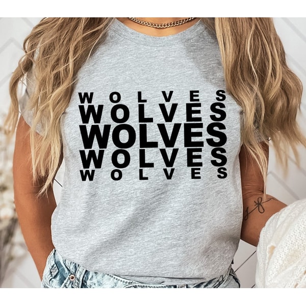Wolves SVG PNG, Wolves Mascot svg, Wolves Cheer svg, Wolves - Inspire ...