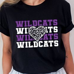 wildcats svg png, wildcats mascot svg,wildcats leopard heart, wildcats cheer svg, wildcats shirt svg, wildcats heart svg