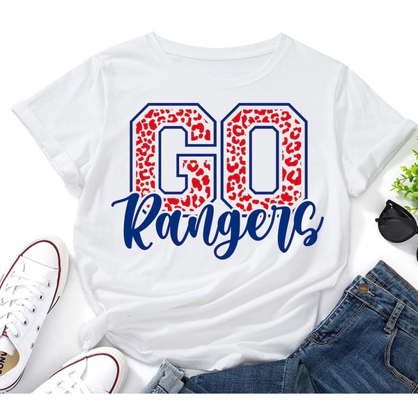 Leopard Go Rangers SVG,Rangers svg,Rangers Cheer svg,Rangers - Inspire ...